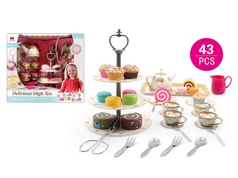 Tinplate Tea Set 43PCS