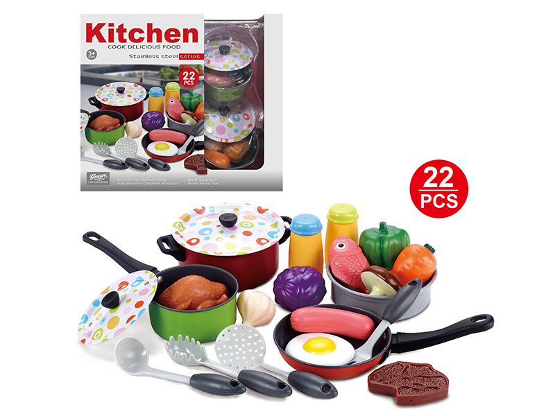 Tinplate Tableware Set 22PCS