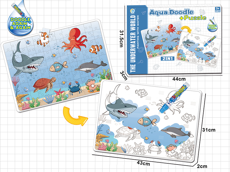 Aqua Doodle + Puzzle 2 In 1