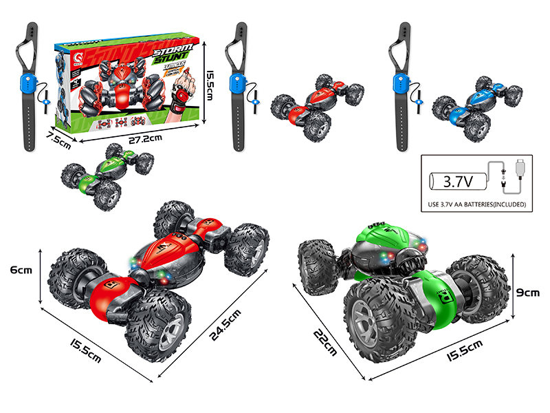 1:18 R/C Off-Road Wheel Twisting Car(Watch Remote Controller)