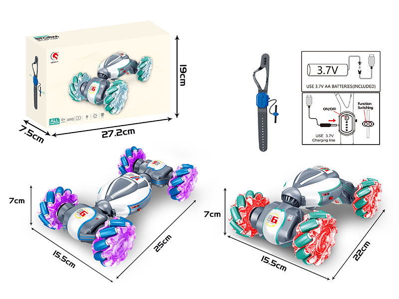 1:18 R/C Universal Wheel Twisting Car(Watch Remote Controller)