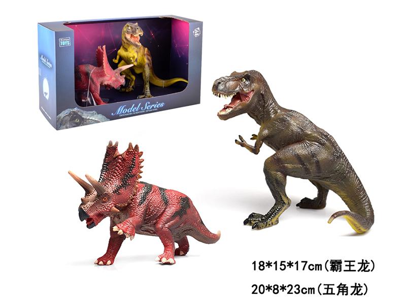 Tyrannosaurus Rex + Pentapod (Solid Tpr Dinosaur Model Toy)