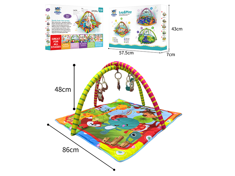 Baby Play Mat(Environmental Baby Rattles)