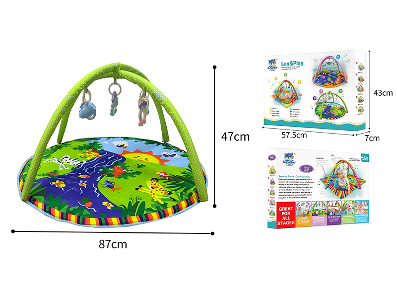 Baby Play Mat(Environmental Baby Rattles)