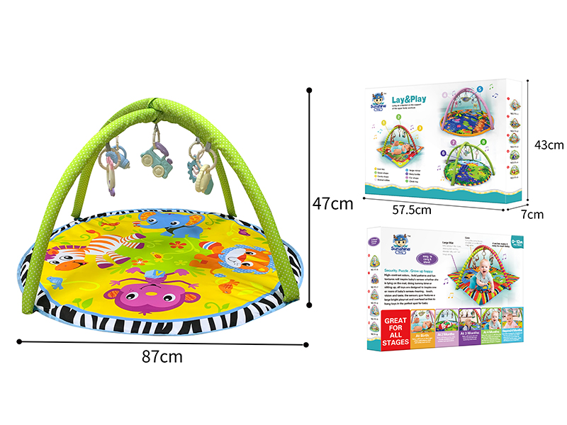Baby Play Mat(Environmental Baby Rattles)