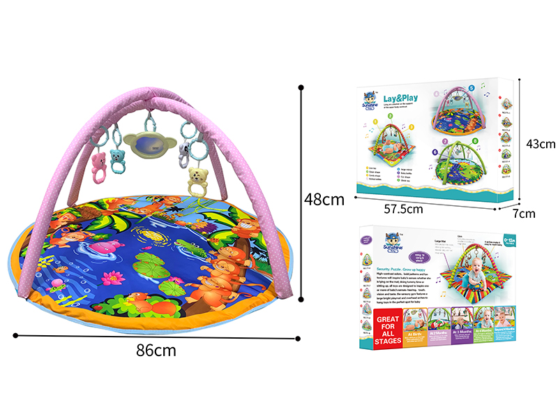 Baby Play Mat(Environmental Baby Rattles)