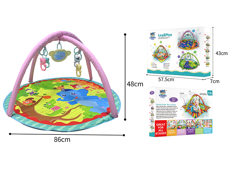 Baby Play Mat(Environmental Baby Rattles)