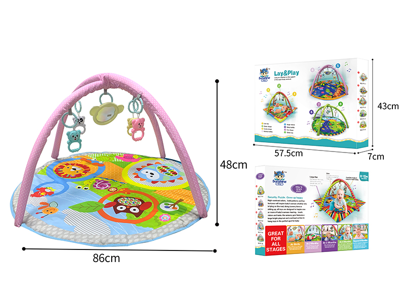 Baby Play Mat(Environmental Baby Rattles)