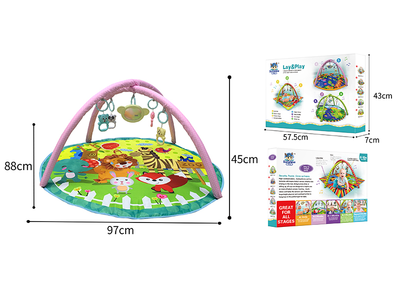 Baby Play Mat(Environmental Baby Rattles)