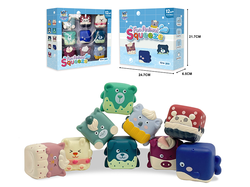 Environmental PVC Animals Bath Toy