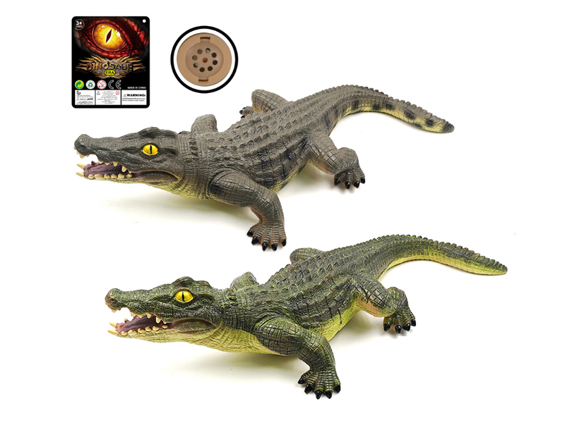 Large Enamel Crocodile Animal Toy