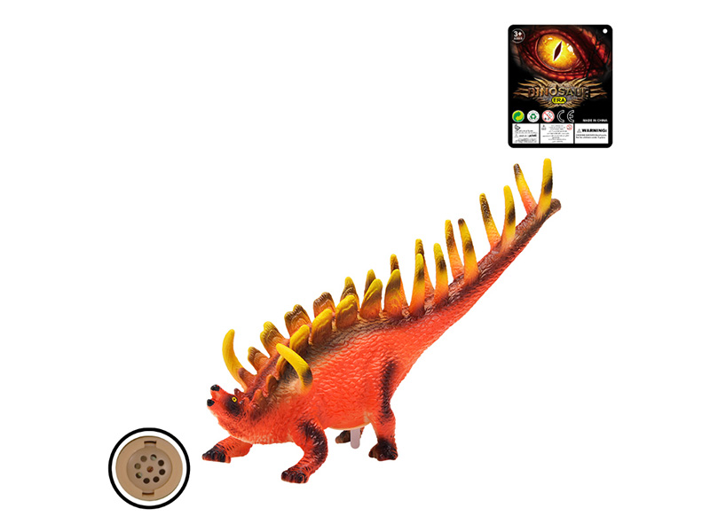 13 Inch Enamel Stegosaurus Dinosaur Toy