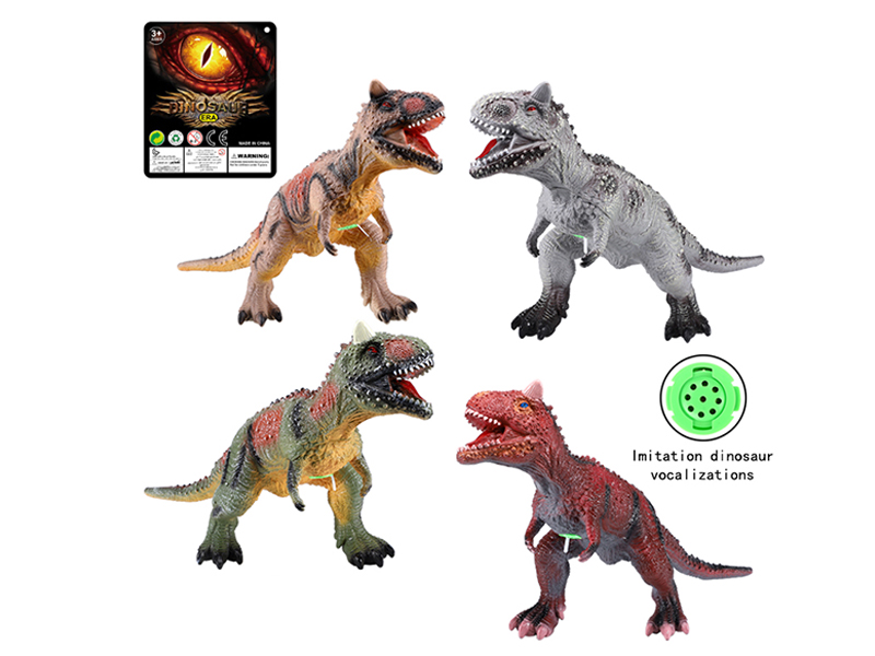 33 Inch Enamel Ox Horned Dinosaur Toy