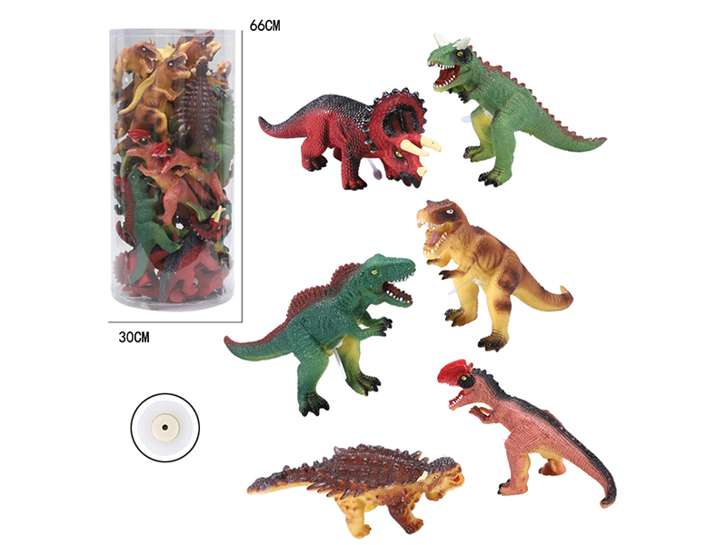 14 Inch Enamel Dinosaur Toy