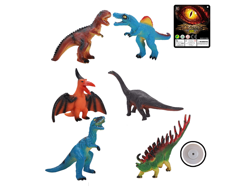 14 Inch Enamel Dinosaur Toy With Ic Sound