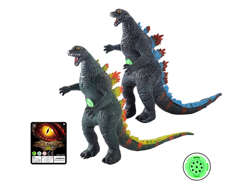 33 Inch Enamel Extra Large Godzilla Toy With Ic Sound