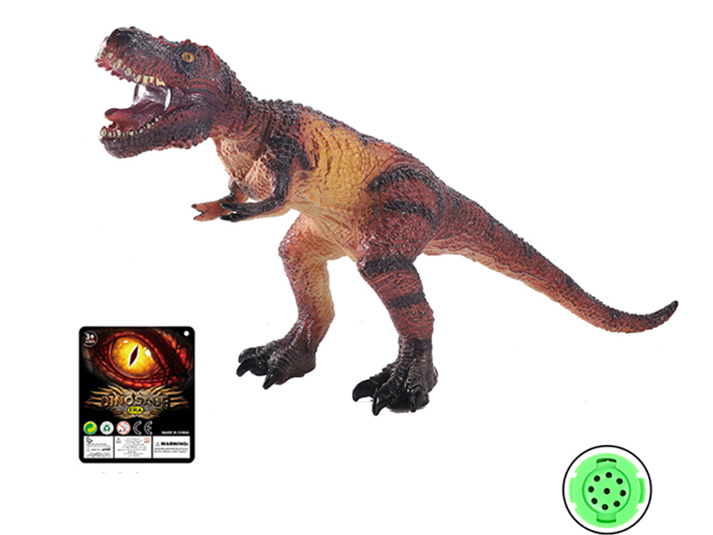 26 Inch Enamel Oversized Tyrannosaurus Rex With Ic Sound