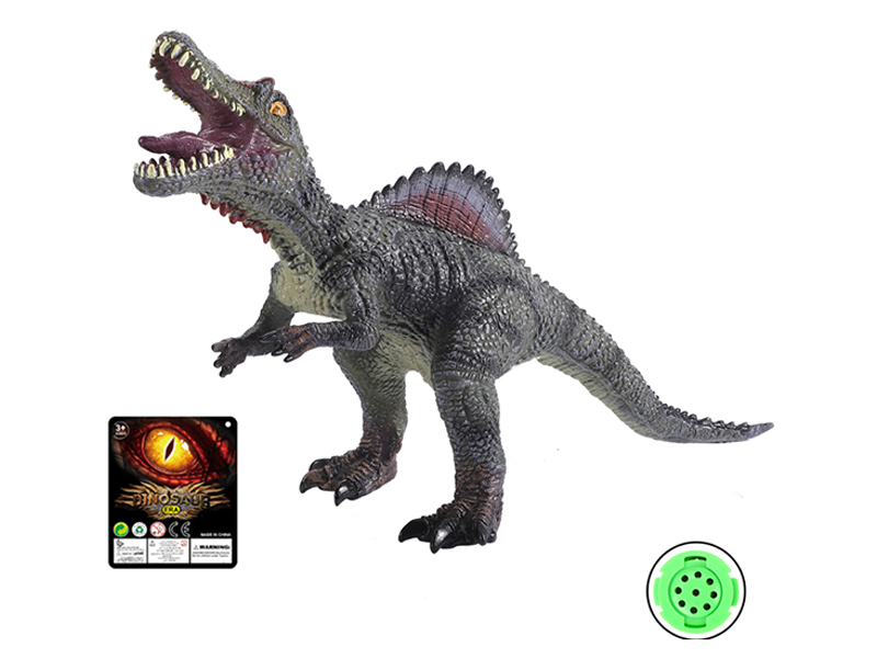 27 Inch Enamel Oversized Spinosaurus With Ic Sound
