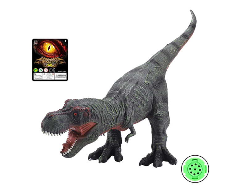 27 Inch Enamel Large Tyrannosaurus Rex With Ic Sound
