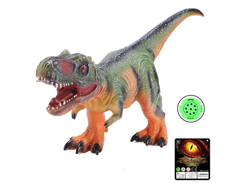 25 Inch Enamel Large Tyrannosaurus Rex With Ic Sound