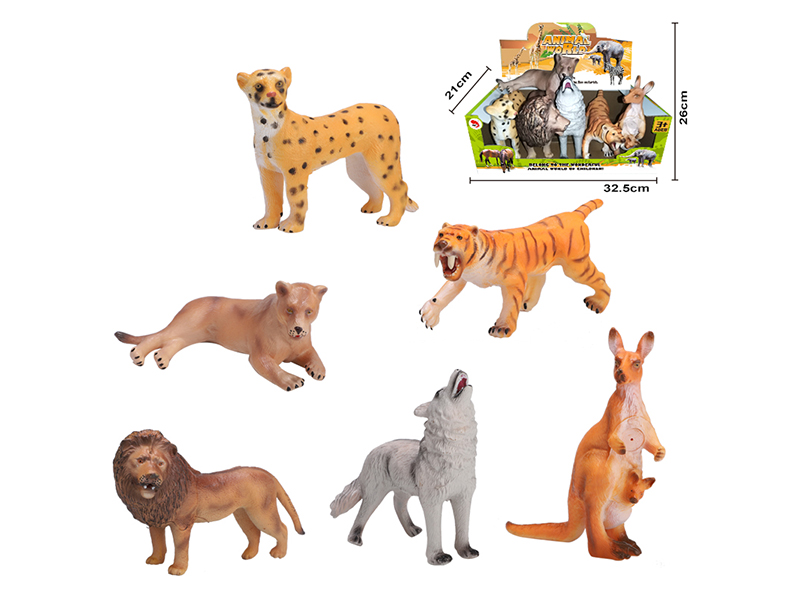 Enamel Animal Suit (6 Pieces)