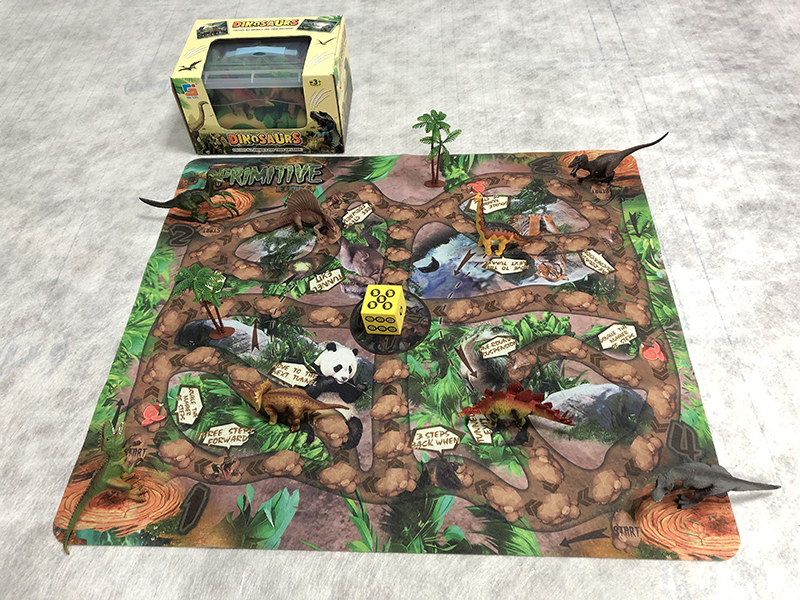 Dinosaur Flight Chess Game Carpet