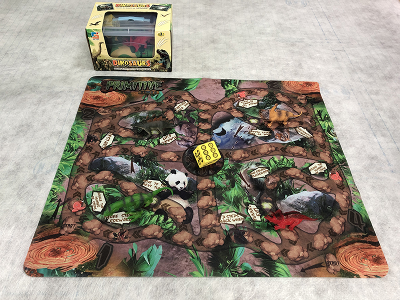 Dinosaur Flight Chess Game Carpet