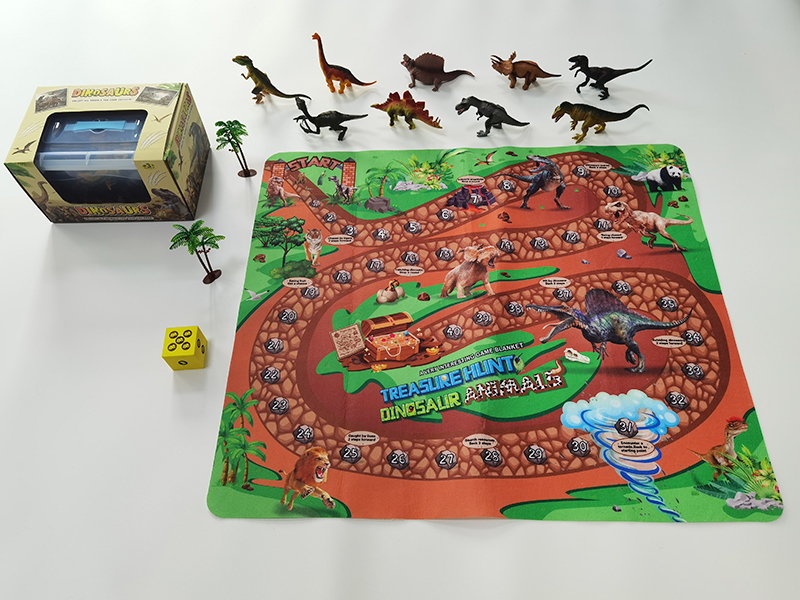 Treasure Hunt Dinosaurs Game Carpet