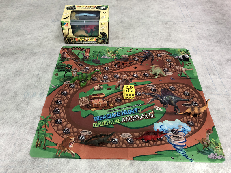 Dinosaur Treasure Hunt Game Carpet