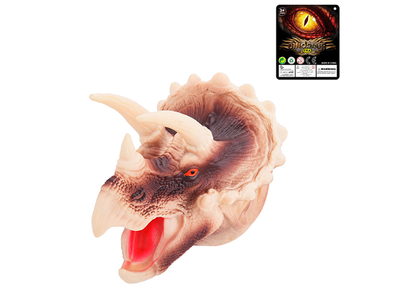 Triceratops Dinosaur Hand Puppets