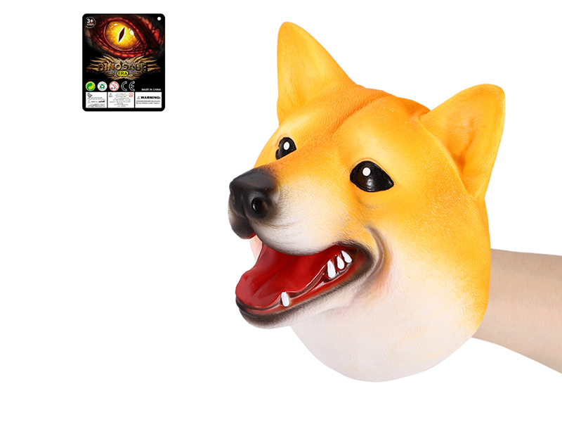 Firewood Dog Animal Hand Puppet