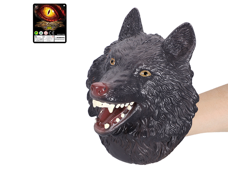Wolf Head Animal Hand Puppet
