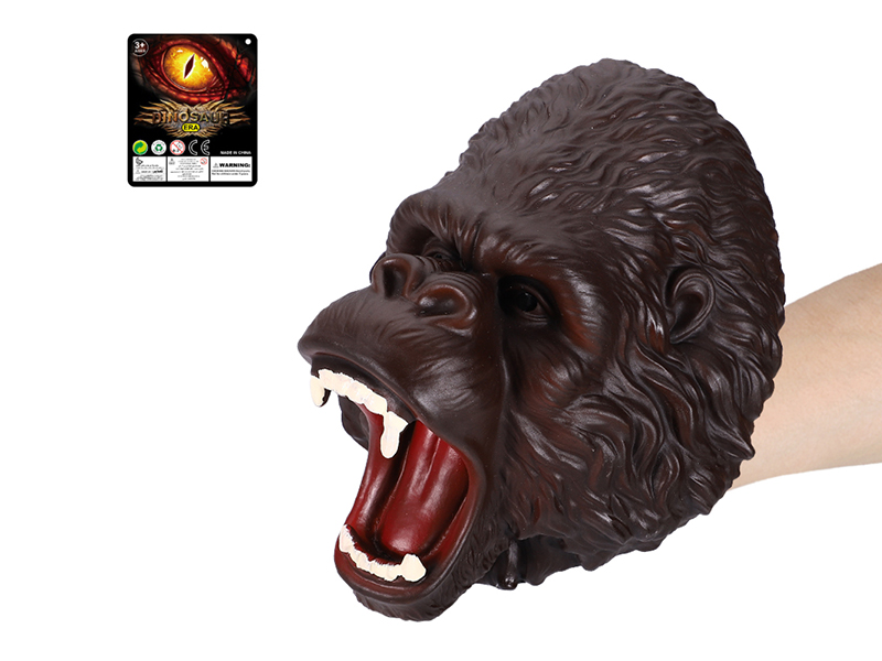 Gorilla Head Animal Hand Puppet