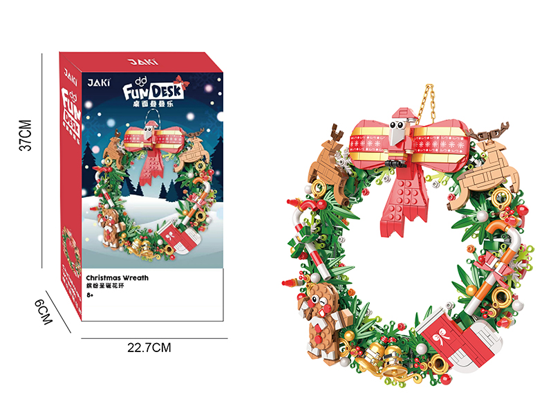 Christmas Wreath Building Block Set