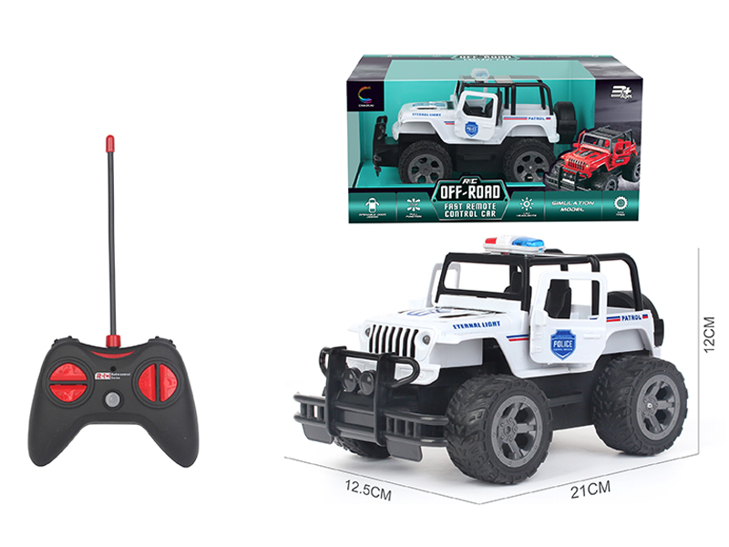 R/C 5CH Jeep Remote Control Vehicle (Police Vehicle)