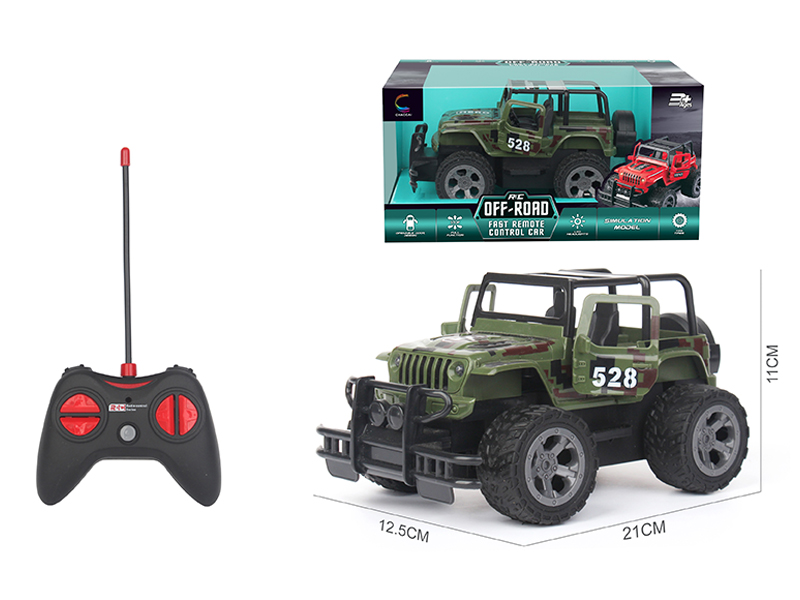 R/C 5CH Jeep Remote Control Vehicle (Military Vehicle)