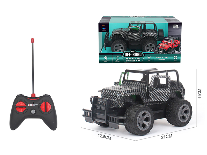 R/C 5CH Jeep Remote Control Vehicle (Carbon Fiber)
