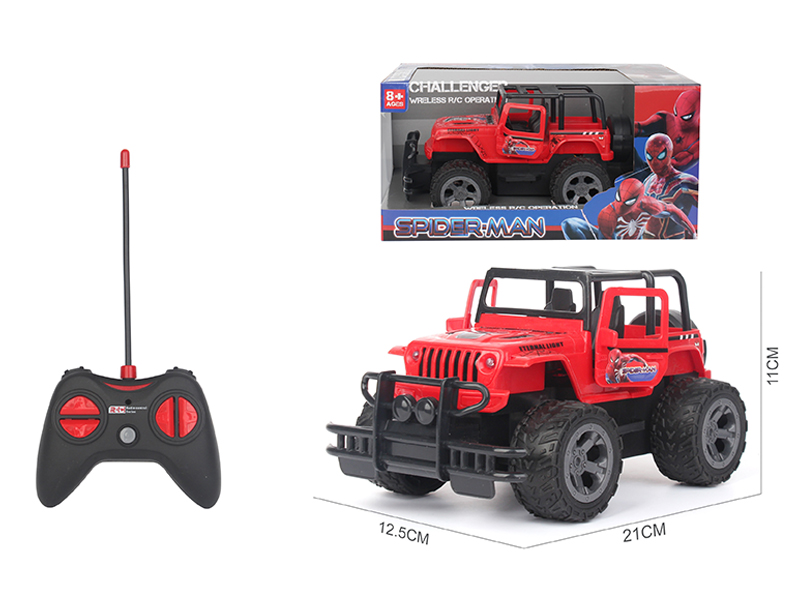 R/C 5CH Jeep Remote Control Vehicle (Spider Man)