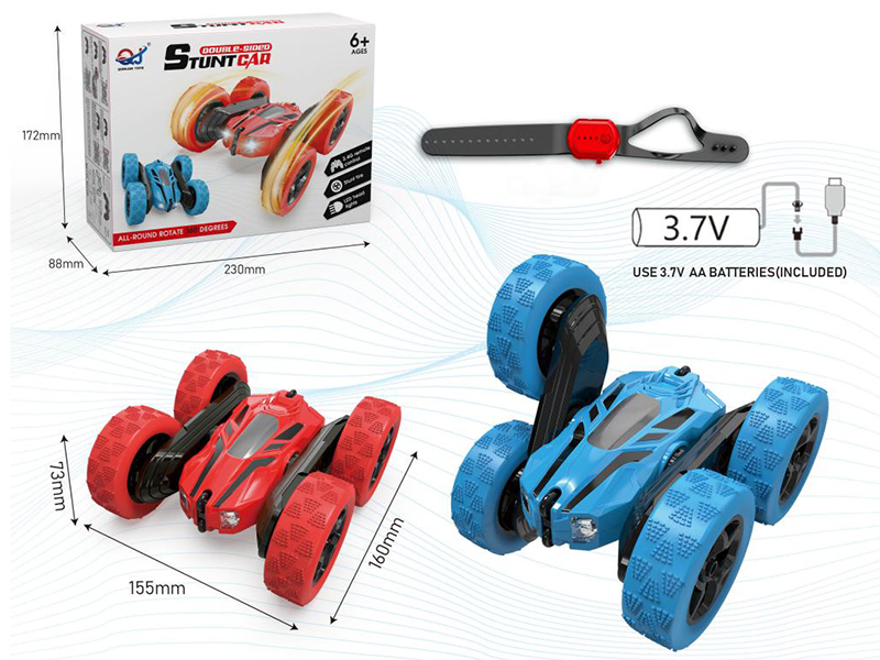 2.4G R/C Double-Sided Stunt Car(Watch Remote Controller)