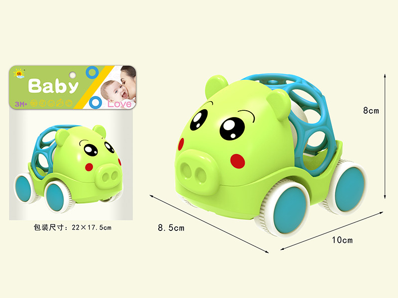 Soft Plastic Bell Car(Pig)