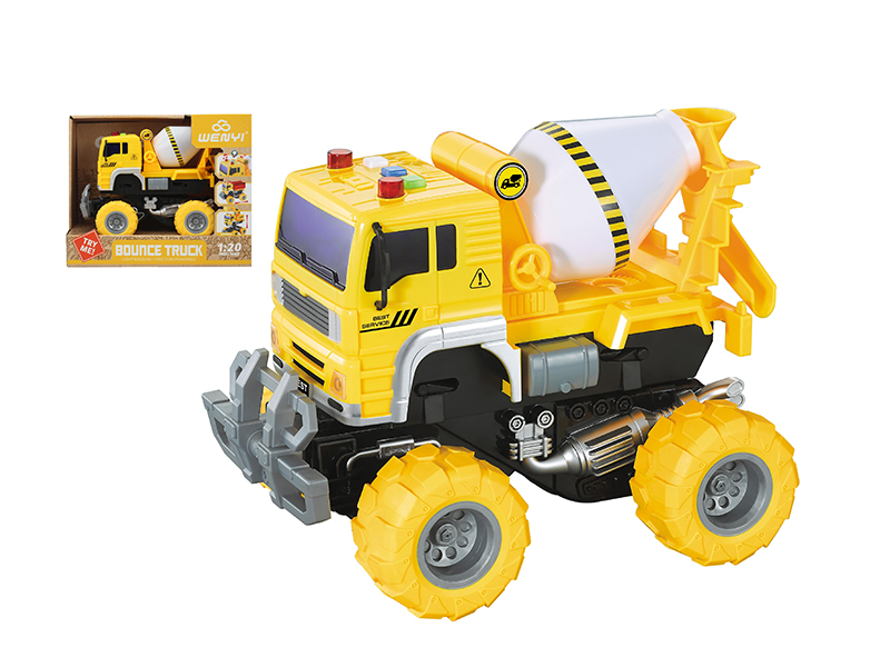 1:20 Friction Bounce Truck(Light & Sound)