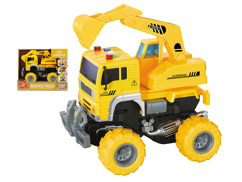 1:20 Friction Bounce Truck(Light & Sound)