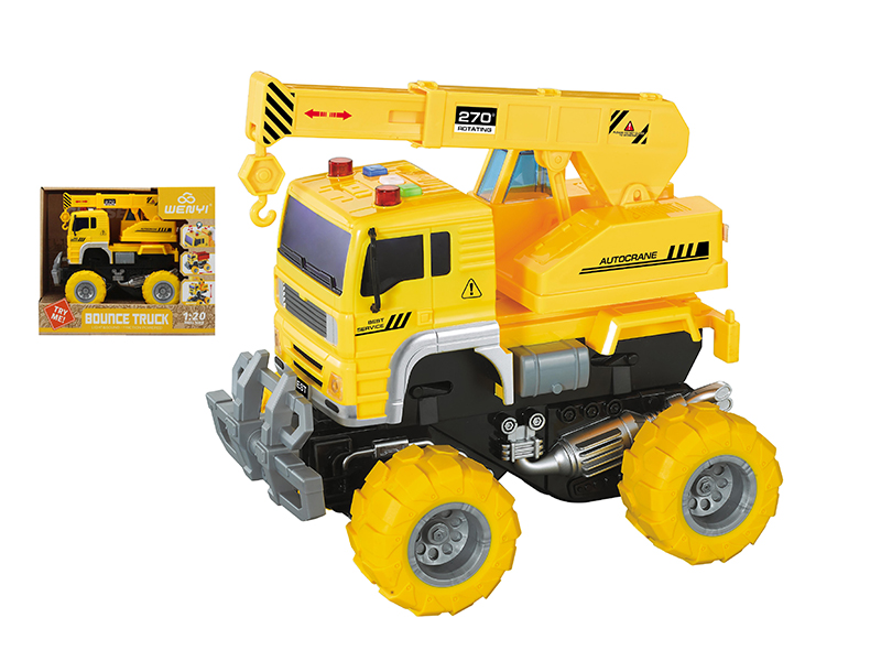 1:20 Friction Bounce Truck(Light & Sound)