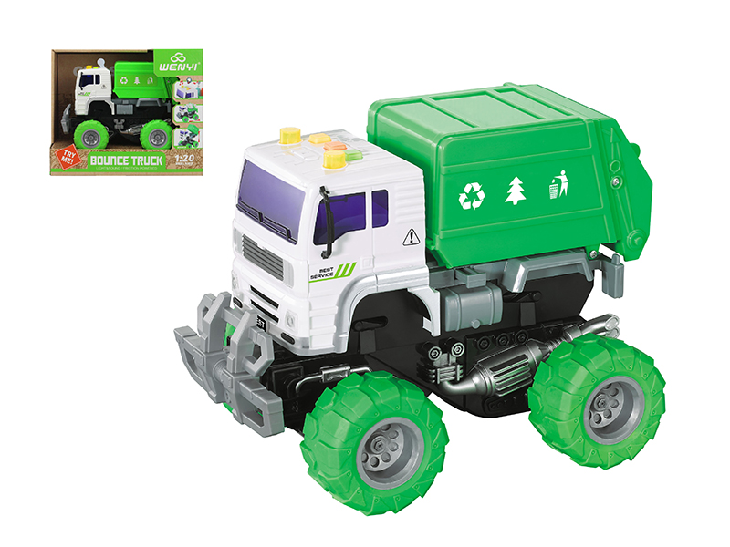 1:20 Friction Bounce Truck(Light & Sound)
