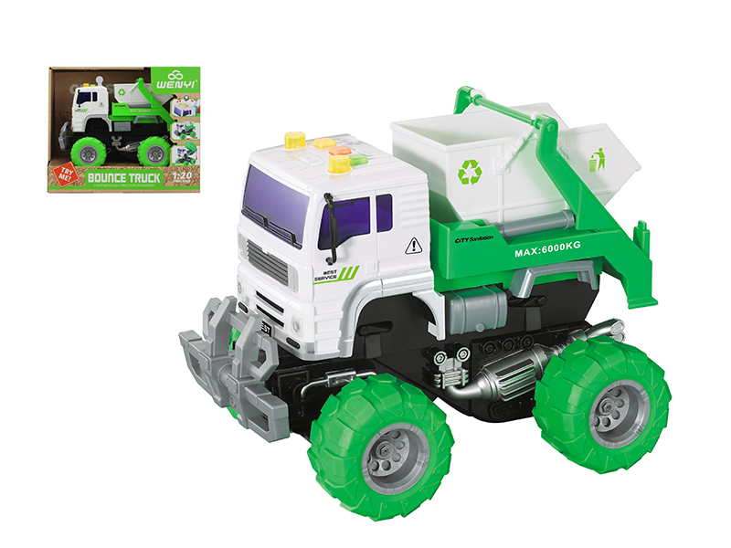 1:20 Friction Bounce Truck(Light & Sound)