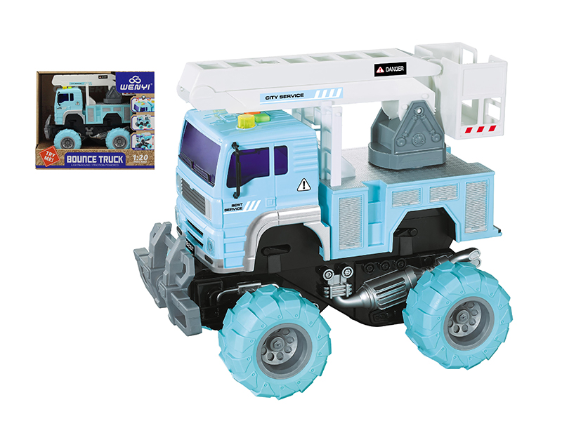 1:20 Friction Bounce Truck(Light & Sound)