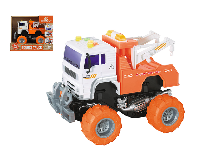 1:20 Friction Bounce Truck(Light & Sound)