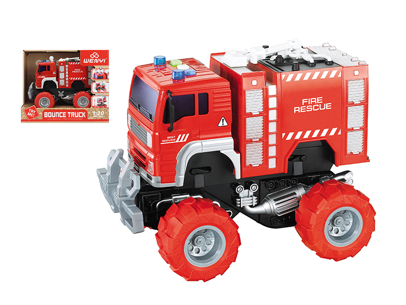 1:20 Friction Bounce Truck(Light & Sound)