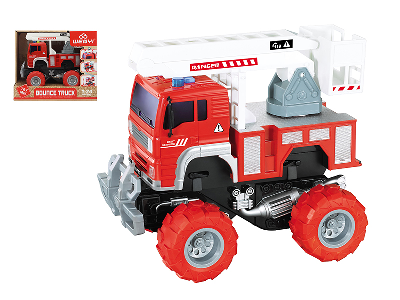 1:20 Friction Bounce Truck(Light & Sound)