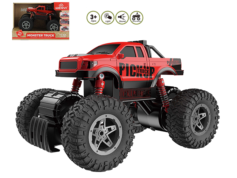 1:12 Friction Cross Country Car(4WD,Compressions,Aseismatic Function)